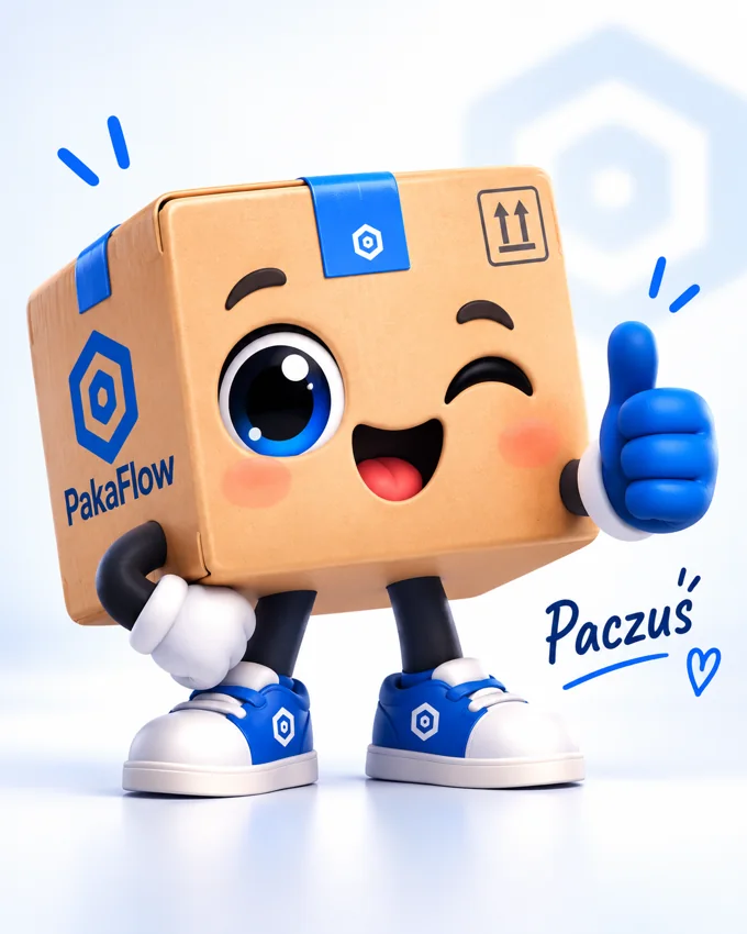 Paczuś — maskotka PakaFlow